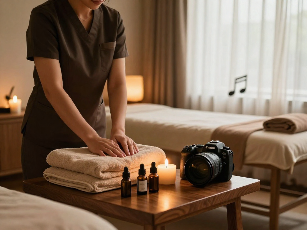 Experience premium 수원출장마사지 in a cozy home spa with calming ambiance and professional therapist.