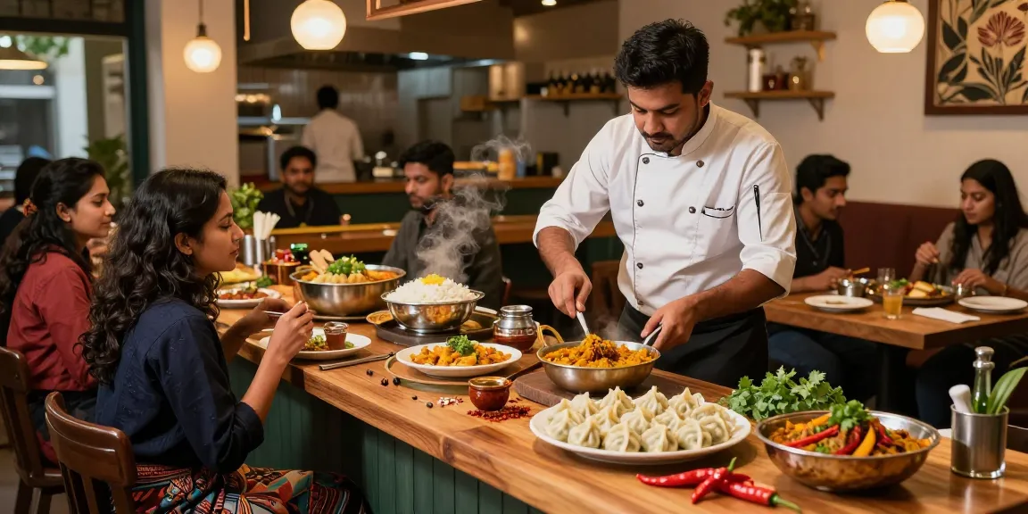 Savor authentic flavors at ROKOK88 daftar with premium Indian curry and Nepalese momo in a vibrant dining atmosphere.