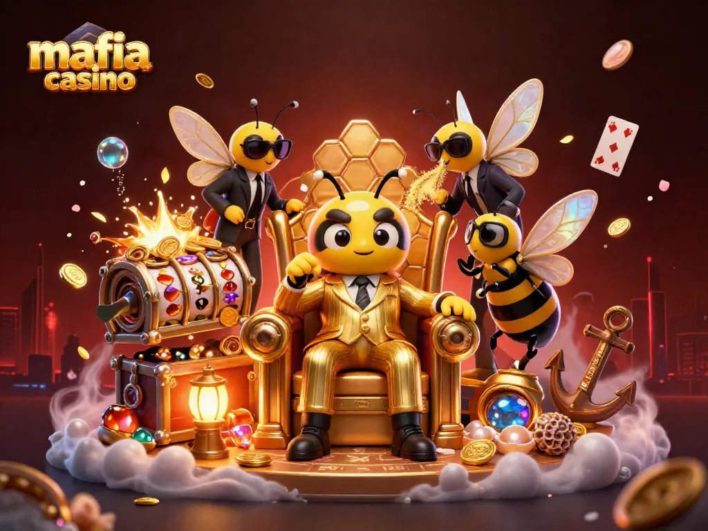 Play exciting games at Mafia Casino with a buzzing mob boss and thrilling casino elements.