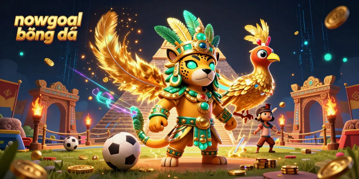 Experience winning strategies with nowgoal bóng đá in a vibrant 3D digital artwork of sports betting.