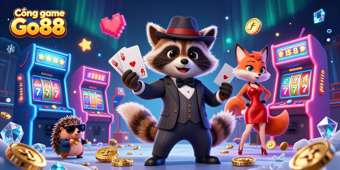 Play exciting games at Cổng game Go88 featuring vibrant characters and dynamic gambling elements.